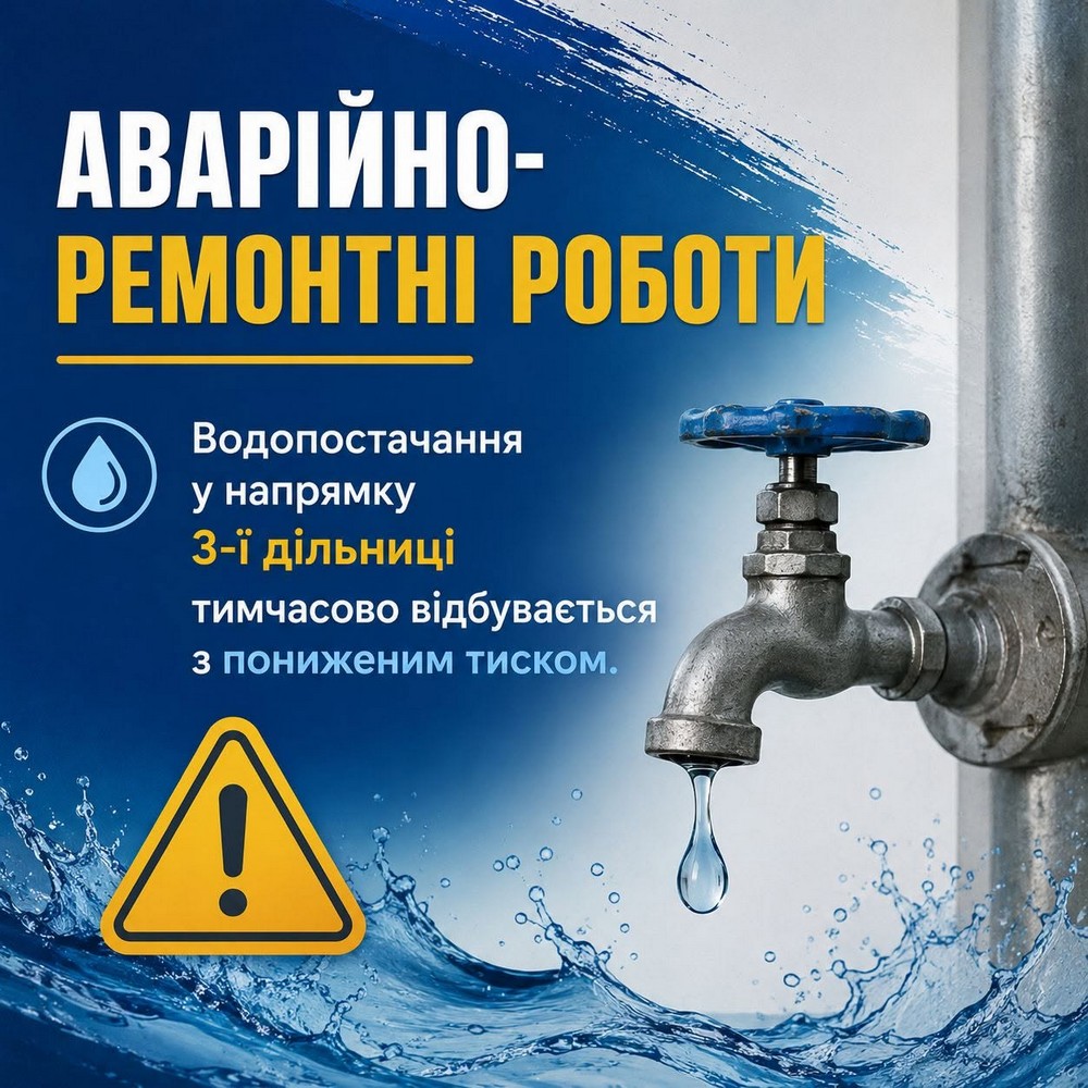 У Нікополі 12 червня перебої з водопостачанням: названо район і причину