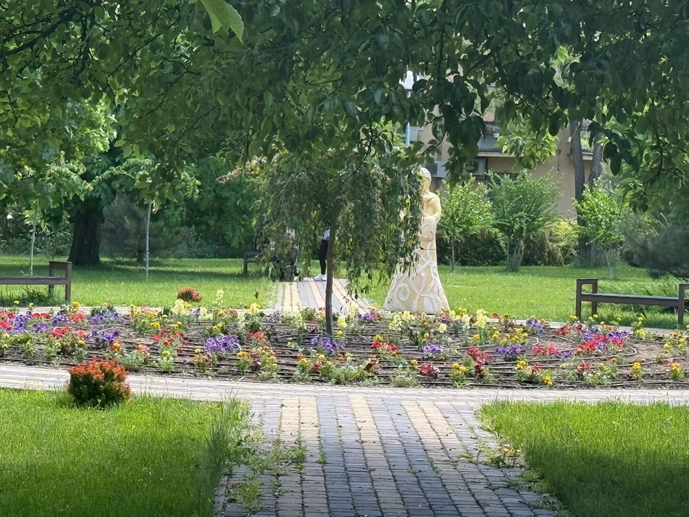 На території дитячої лікарні у Нікополі з’явився сенсорний сад. І це не просто озеленення… (4)
