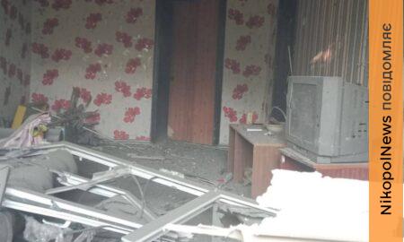 На Нікопольщині одна людина загинула, 2 постраждали, серед них дитина, також понівечена адмін будівля на Синельниківщині