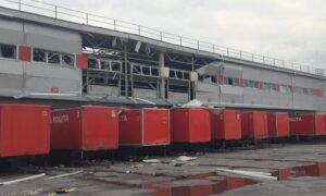 Пошкодження терміналу Нової Пошти у Дніпрі 3 червня