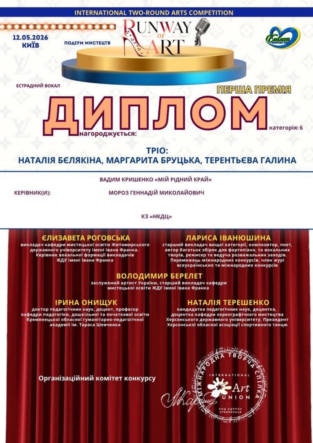Солістки гурту Микитин Ріг з Нікополя 6