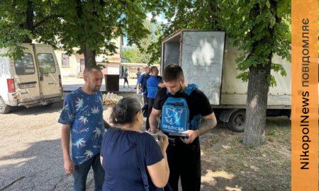 У Марганецькій громаді гуманітарна місія «Проліска» передала 25 родинам будівельні набори для відновлення житла