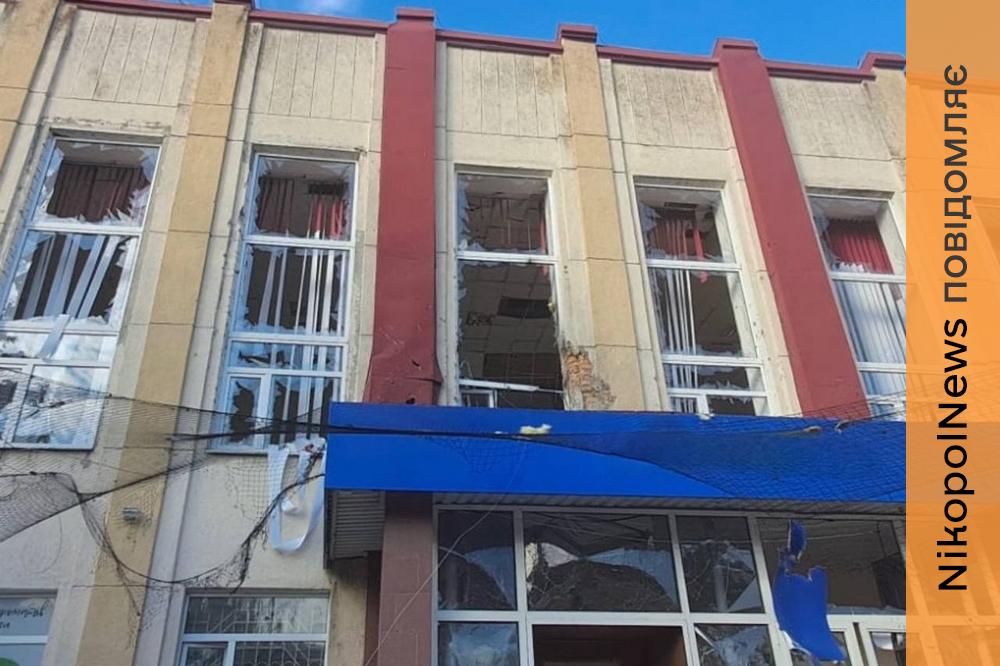 На Нікопольщині пошкоджені адмін будівля, ліцей і вантажівка, також під ударом була Синельниківщина