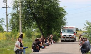 Це була остання дорога додому… На Нікопольщині провели в останню путь полеглого командира (фото)
