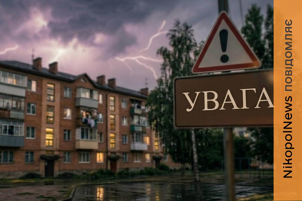 Нікопольцям слід обмежити перебування на відкритому просторі і поїздки на транспорті: очікуються складні погодні умови