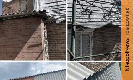 У Нікополі продовжують безкоштовно відновлювати житло, пошкоджене обстрілами (фото)