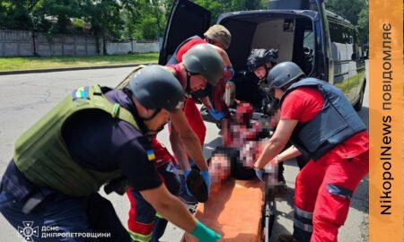 про наслідки обстрілів Нікопольщини