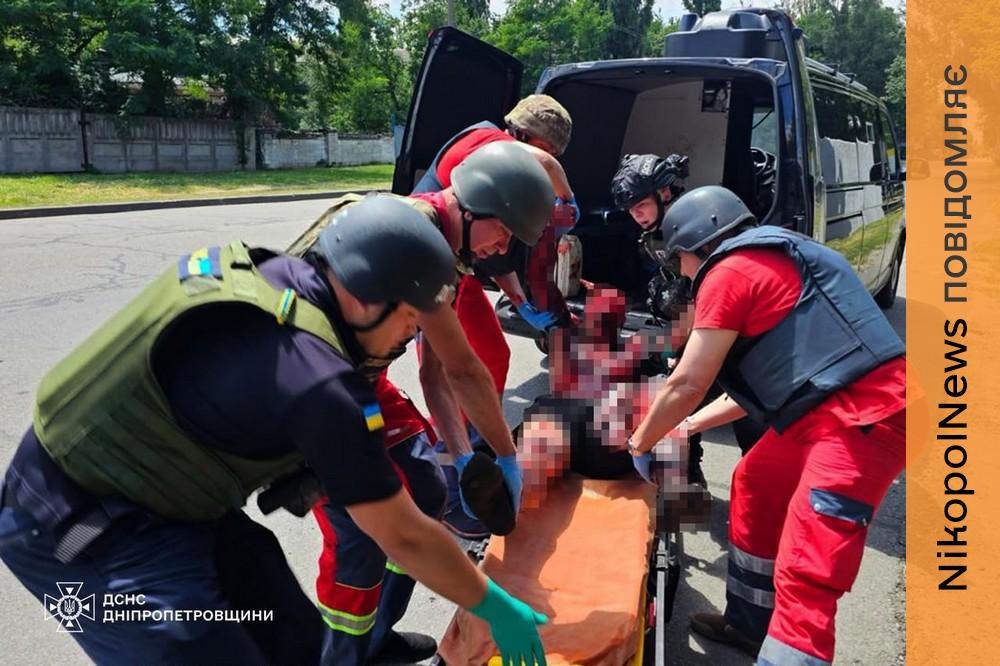 про наслідки обстрілів Нікопольщини