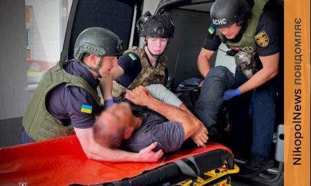 На Нікопольщині під час повторного удару РФ постраждали 3 рятувальників місцевої пожежної охорони (фото)