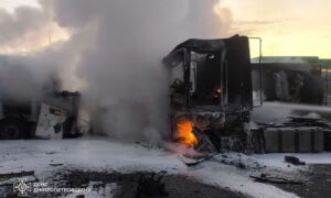 Пошкоджені АЗС, загибла та 3 постраждалих: ДСНС про наслідки атак на Нікопольський, Дніпровський і Синельниківський райони (фото)