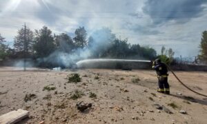 На Нікопольщині є постраждалий, понівечені АЗС, підприємство та магазин , також під ударами були Синельниківський, Камʼянський та Павлоградський райони