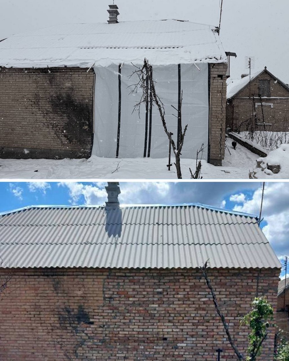 У Нікополі продовжують відновлювати понівечене ворогом житло. Роботи проводяться за кошти платників податків з бюджету міста. (4) У Нікополі продовжують відновлювати понівечене ворогом житло. Роботи проводяться за кошти платників податків з бюджету міста. (4)