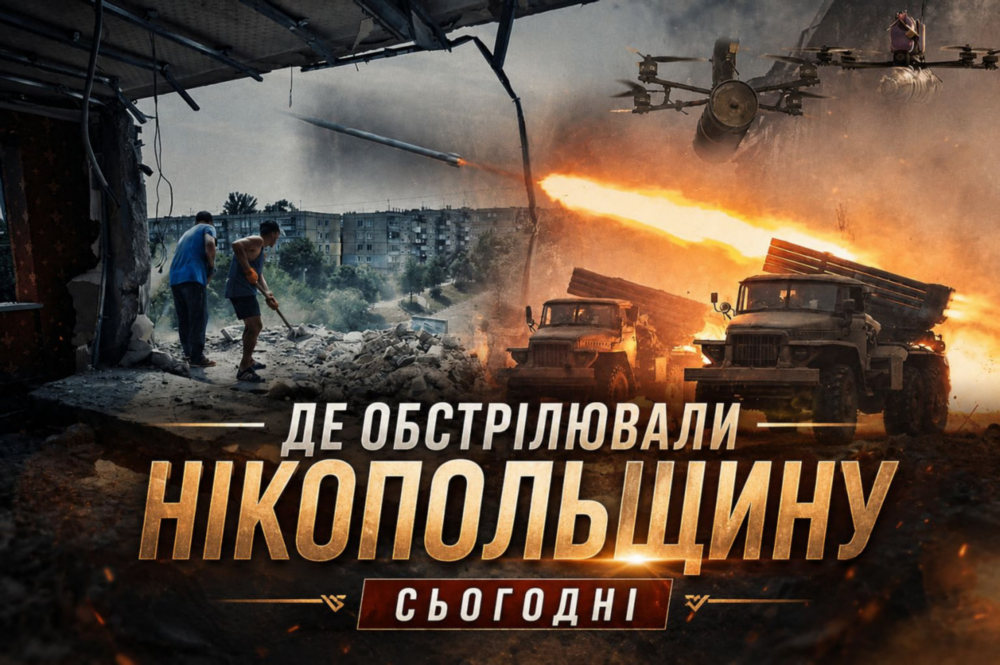 обстрілювали Нікопольщину