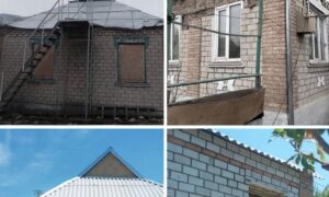 Попри щоденні обстріли у Нікополі не припиняють відновлення пошкоджених осель (фото)