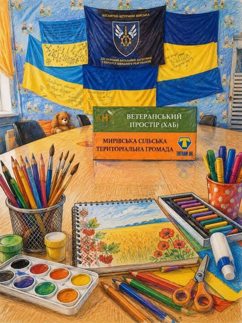 photo 2026 07 17 14 27 14 У Мирівській громаді ветеранам допомагали відновити емоційну рівновагу за допомогою арттерапії (фото)