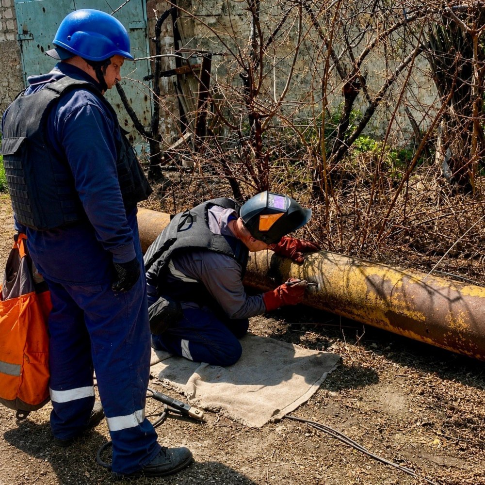 у Марганецькій громаді відновили газопровід