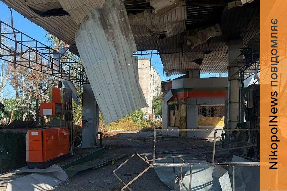 Близько 10-ї ранку у Нікополі ворожий дрон поранив чоловіка, у Марганці під ударом АЗС, також є постраждалий на Синельниківщині – поліція (фото)