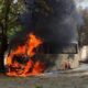 Ворог вдарив по автобусу у Нікополі: загинув водій, є поранений