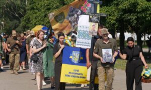 Тривалий час вважався зниклим безвісти…Нікопольщина провела в останню путь полеглого Захисника (фото)