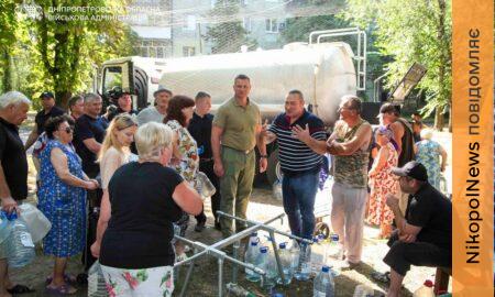 У Марганці триває будівництво резервної гілки водогону: начальник ДніпроОВА Олександр Ганжа відвідав місто