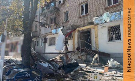 У Нікополі та районі 2 загиблих і 2 поранених, серед них поліцейський, також під атаками були Синельниківський, Криворізький та Самарівський райони – поліція (фото)