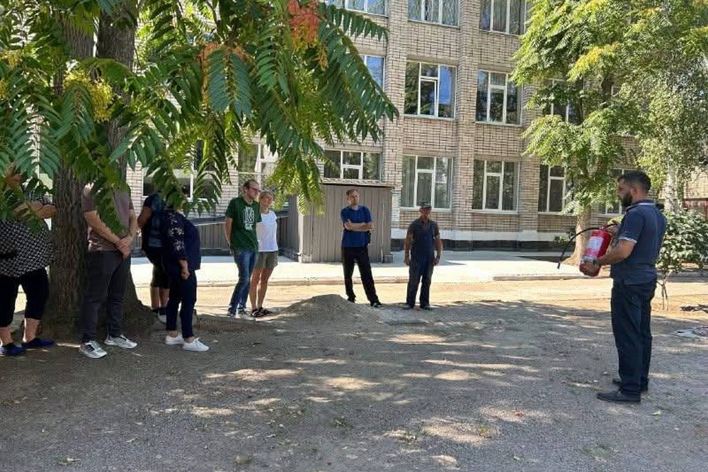 У Покрові працівники закладів освіти відпрацювали дії1 У Покрові працівники закладів освіти відпрацювали дії1