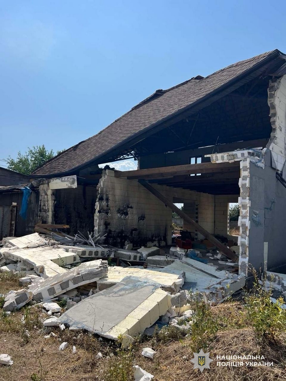 Ворог атакував Нікополь та район Ворог атакував Нікополь та район