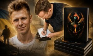 Рукопис знайшли серед речей полеглого на війні сина: у Нікополі презентували роман Якова Селянінова