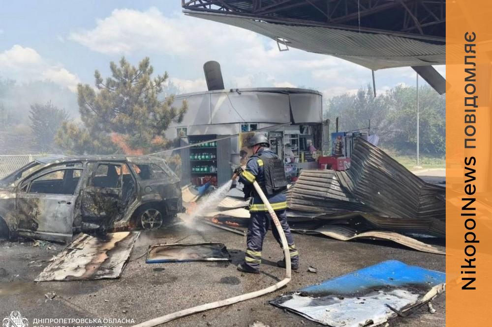 Троє вбитих через ворожу атаку на АЗС у Криворізькому районі