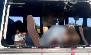удар по маршрутці на Нікопольщині