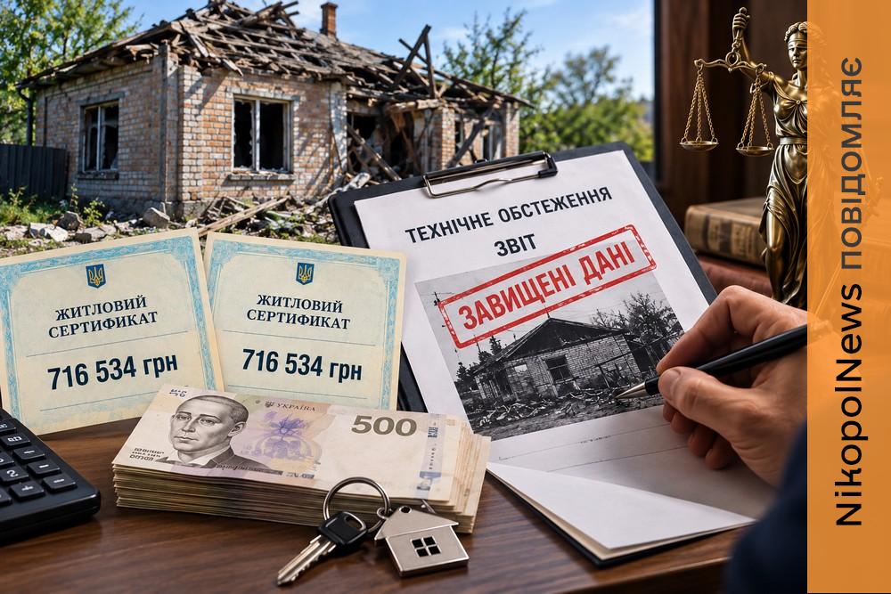 Експерт за 9800 гривень зробив фальшивий звіт про нібито знищений будинок у Нікополі: який вирок виніс суд