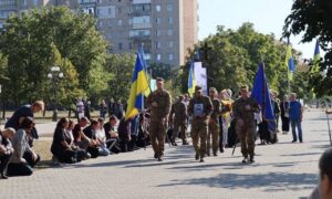 Віддав життя за мирне небо: Нікопольщина провела в останню путь полеглого Захисника (фото)