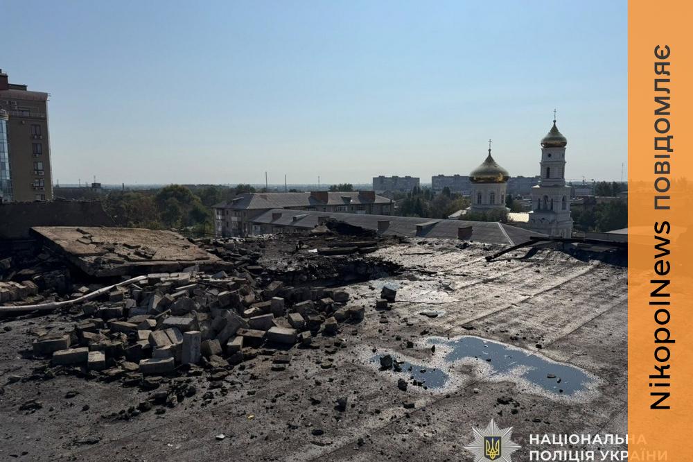 Протягом дня у Нікополі та районі ворог бив по житлових будинках: троє людей постраждали, під ударами були ще 4 райони області — поліція (фото)