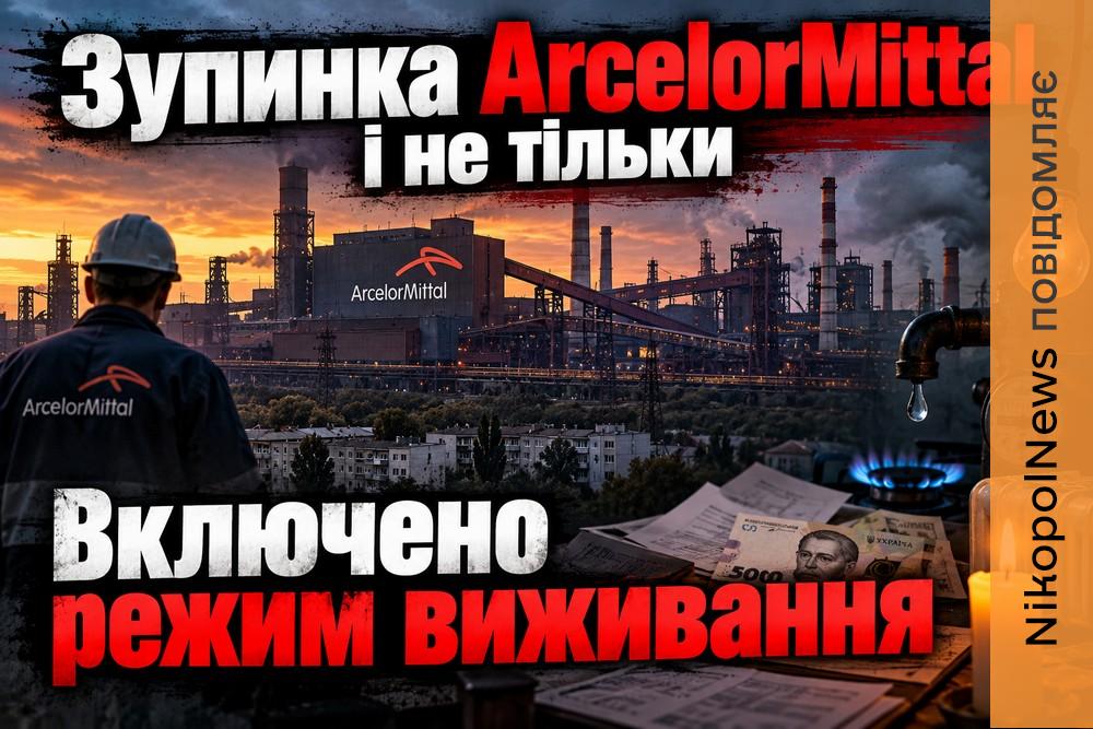 Ситуація справді вкрай важка: Кривий Ріг переходить в режим виживання через зупинку АrcelorMittal та інших підприємств – що каже влада у місті і області
