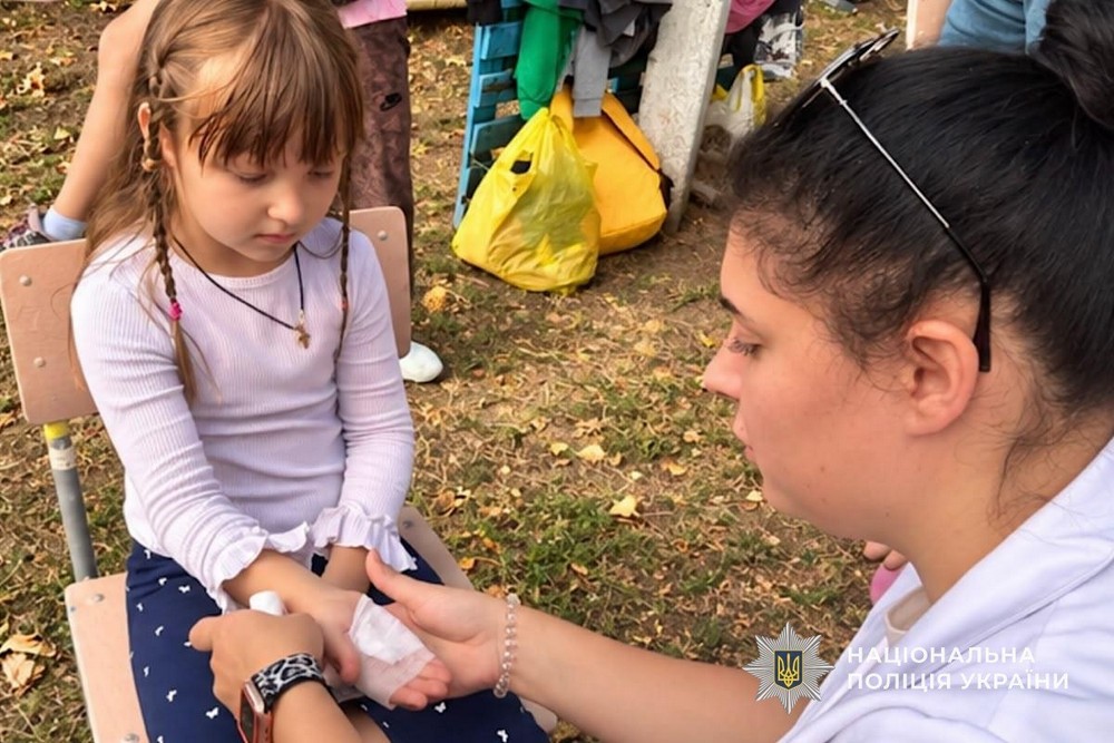 На Нікопольщині поліцейський офіцер громади провів для дітей практичне заняття 