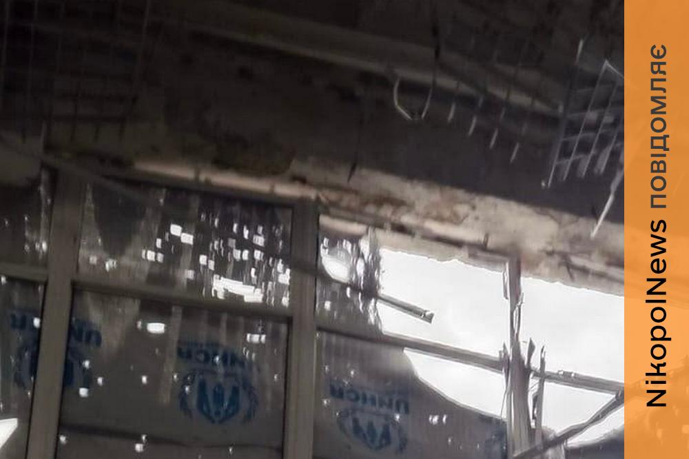 Ворог знову вдарив по ринку у Нікополі, також під атакою була Синельниківщина