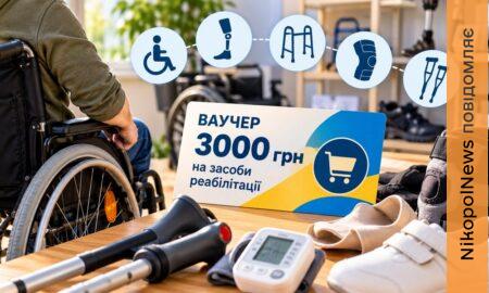 Ваучери 3000 грн на засоби реабілітації можуть отримати мешканці Томаківської громади: як зареєструватися
