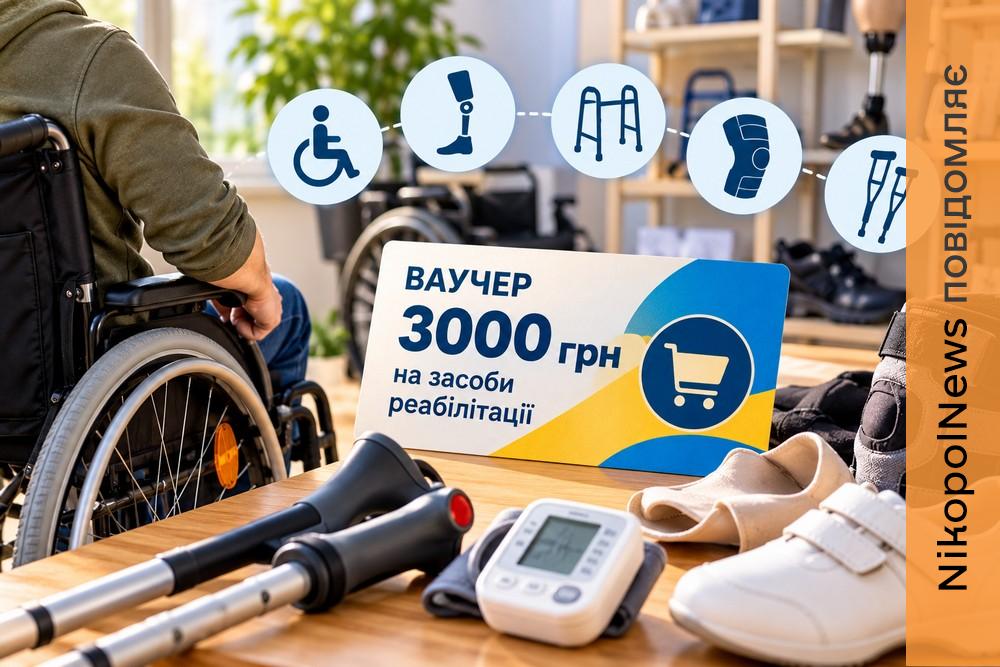 Ваучери 3000 грн на засоби реабілітації можуть отримати мешканці Томаківської громади: як зареєструватися