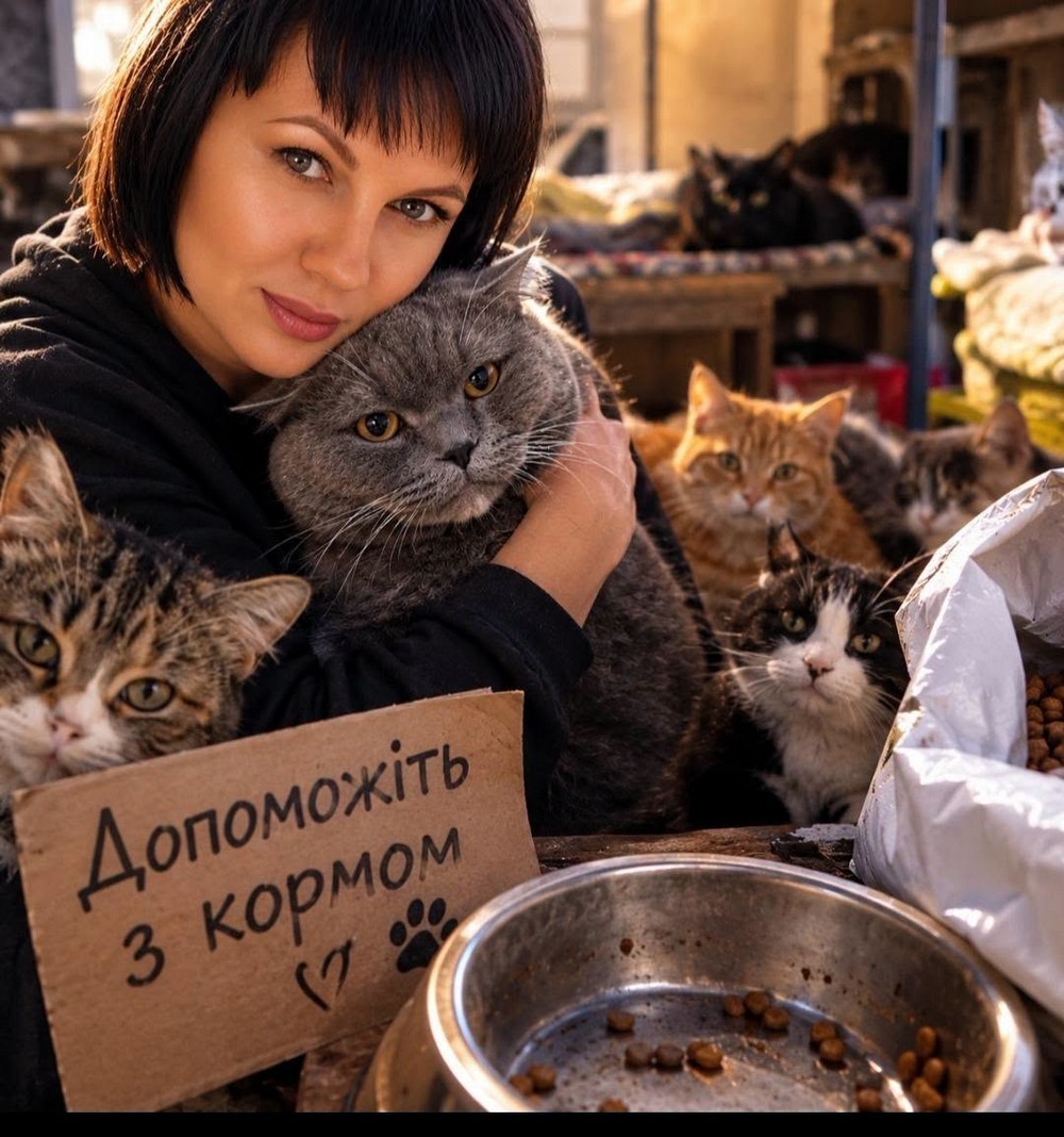 «Коли мої підопічні голодні, у мене починається паніка»: притулок для котів у Нікополі потребує допомоги