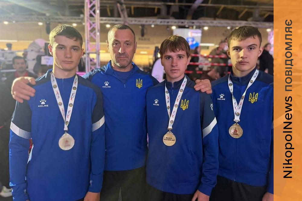 Тріумф на європейському рингу: 3 спортсменів з Покрова здобули медалі з тайського боксу (фото)