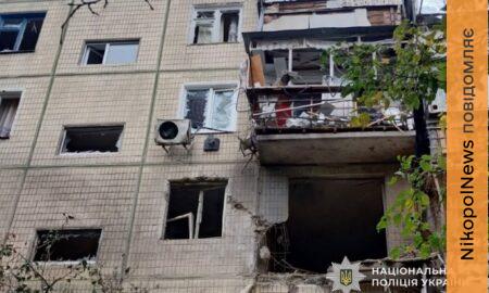 Вбили жінку у власній квартирі у Нікополі, вдарили по торговельному закладу у Марганці й поранили людей, загиблий і 4 постраждалих у Дніпрі — поліція про наслідки ворожих атак (фото)