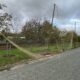 П’яний водій збив опори захисних сіток у Червоногригорівці (фото)