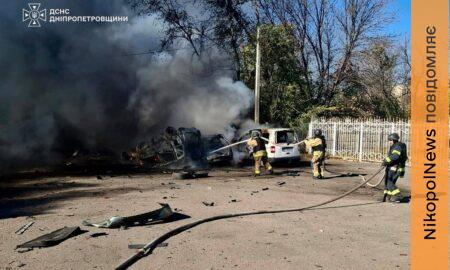 наслідки обстрілів Дніпропетровщини