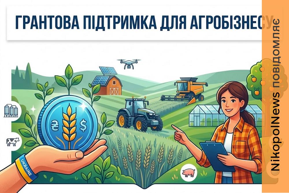 Грант до $5 000 на агробізнес у Томаківській громаді: хто може отримати та як подати заявку